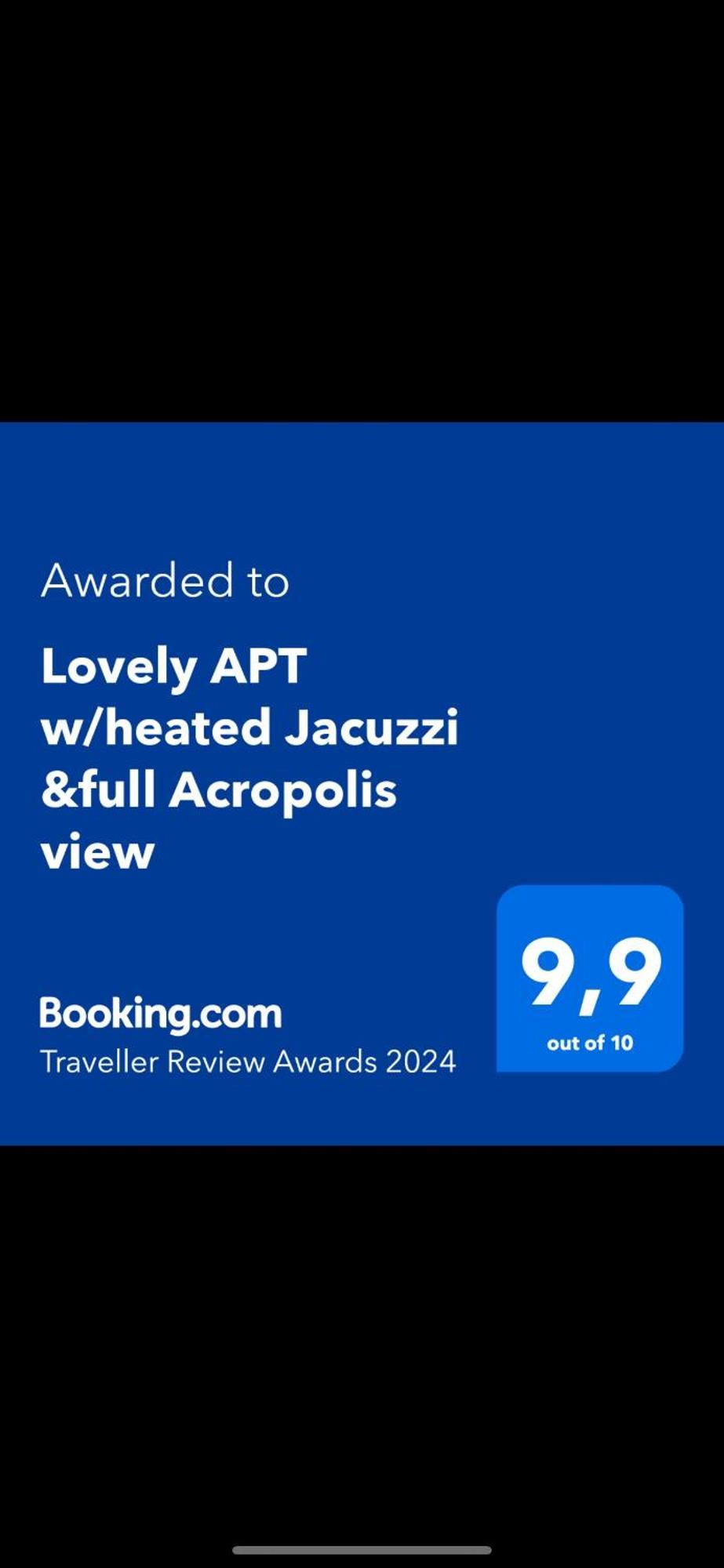 アテネLovely Apt W/Heated Jacuzzi &Full Acropolis Viewアパートメント エクステリア 写真