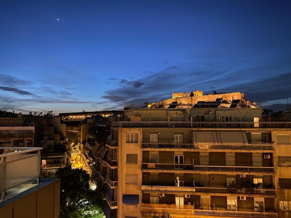 Lovely Apt W/Heated Jacuzzi &Full Acropolis View アテネ エクステリア 写真